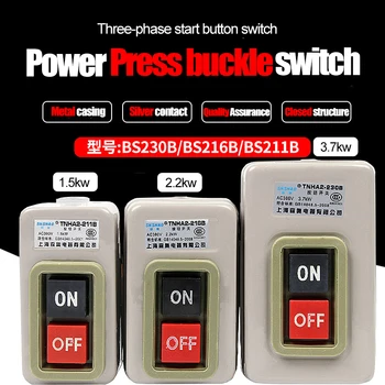 BS230B 380V 1.5/2.2/3.7kw Interruptor de botón trifásico de Control P64 on-off 3P interruptor de encendido de arranque energía
BS230B 380V 1.5/2.2/3.7kw Interruptor de botón trifásico de Control P64 on-off 3P interruptor de encendido de arranque energía