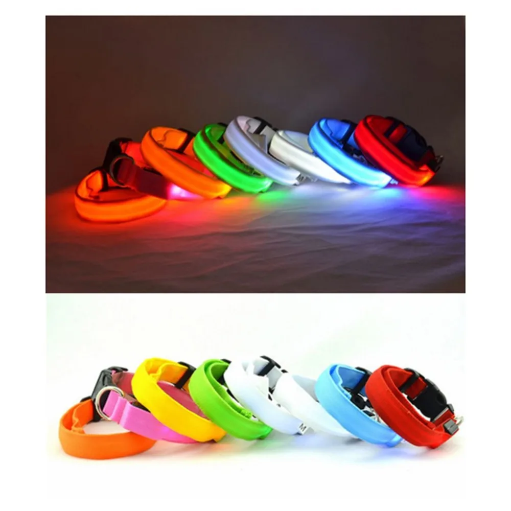 Multi-color Type Nylon LED Pet Dog Collar Night Safety Anti-lost Flashing Glow Collars Dog Accessories
Multi-color Type Nylon LED Pet Dog Collar Night Safety Anti-lost Flashing Glow Collars Dog Accessories