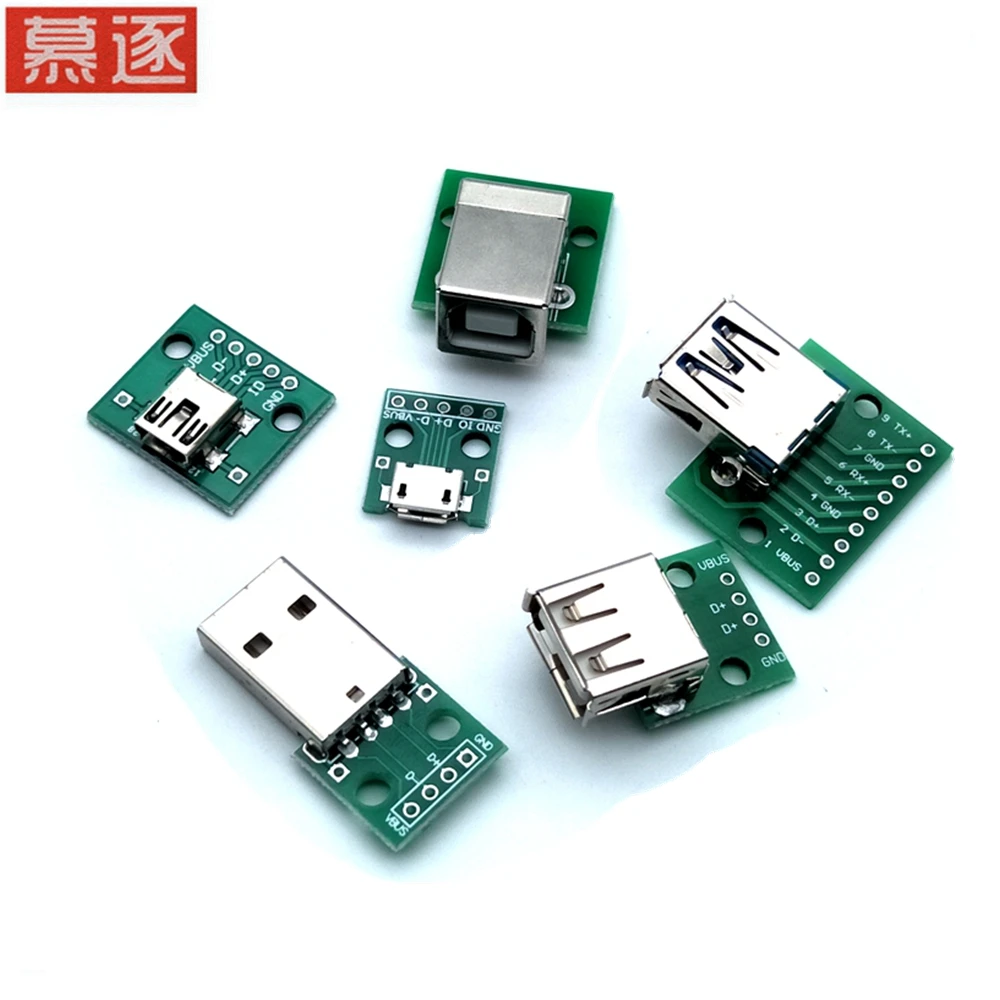 MICRO MINI5P USB to Dip Female B-type Square interface Printer Mike 5p patch to inline adapter board Supply each 1pcs
MICRO MINI5P USB to Dip Female B-type Square interface Printer Mike 5p patch to inline adapter board Supply each 1pcs