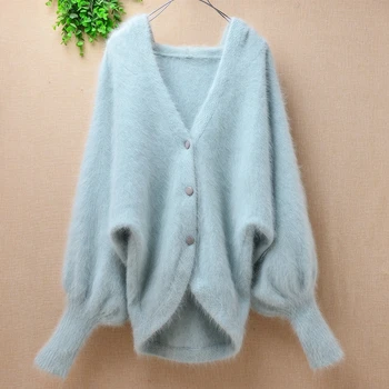 High quality spring rabbit fur sweaters slim sexy v-neck batwing sleeves Mink cashmere knitted cardigans coat jackets mantle
High quality spring rabbit fur sweaters slim sexy v-neck batwing sleeves Mink cashmere knitted cardigans coat jackets mantle