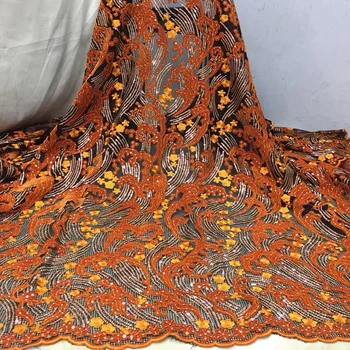 (5yards/pc) Fantastic sequins embroidered African French net lace fabric with velvet 2020 newest for party dress FZZ855
(5yards/pc) Fantastic sequins embroidered African French net lace fabric with velvet 2020 newest for party dress FZZ855
