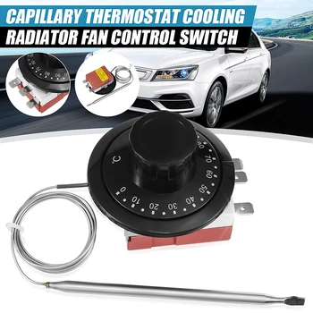 0-120 12V Universal Car Trunk Vehicle Temperature Controller Capillary Thermostat Cooling Radiator Fan Control Switch 
0-120 12V Universal Car Trunk Vehicle Temperature Controller Capillary Thermostat Cooling Radiator Fan Control Switch
