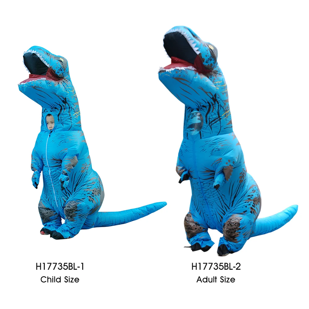 Funny Inflatable Dinosaur Trex Costume Suit Air Fan Operated Blow Up Halloween Cosplay Fancy Dress Animal Costume Jumpsuit
Funny Inflatable Dinosaur Trex Costume Suit Air Fan Operated Blow Up Halloween Cosplay Fancy Dress Animal Costume Jumpsuit