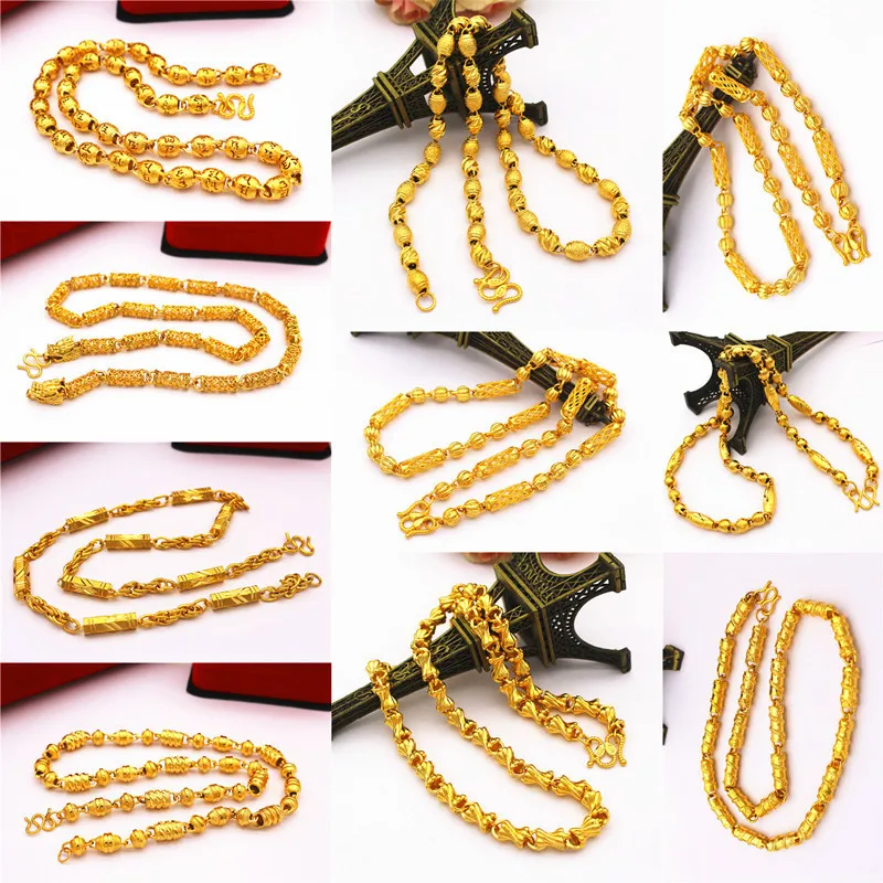 selling network for a long time not rub off Vietnam alluvial gold necklace male gold-plated brass jewelry wholesale
selling network for a long time not rub off Vietnam alluvial gold necklace male gold-plated brass jewelry wholesale