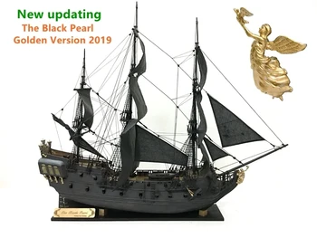 ZHL The black Pearl Golden version 2019 wood model ship kit 31 inch 
ZHL The black Pearl Golden version 2019 wood model ship kit 31 inch