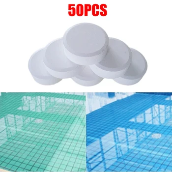 50pcs Multifunctional White Chlorine Tablets For Hot Tub Swimming Pool Spa Clean Against Algae And Other Organisms
50pcs Multifunctional White Chlorine Tablets For Hot Tub Swimming Pool Spa Clean Against Algae And Other Organisms