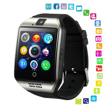 Bluetooth Smart Watch Q18 Men Sport Wristwatch Support 2G SIM TF Card Camera Smartwatch For Android Phone PK GT08 DZ09 A1 Y1 V8
Bluetooth Smart Watch Q18 Men Sport Wristwatch Support 2G SIM TF Card Camera Smartwatch For Android Phone PK GT08 DZ09 A1 Y1 V8
