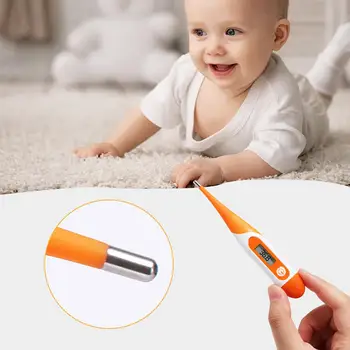 Electronic Digital Soft Head Thermometer Ears Oral Temperature Measurement Tool The tip of this thermometer is bendable, safe
Electronic Digital Soft Head Thermometer Ears Oral Temperature Measurement Tool The tip of this thermometer is bendable, safe