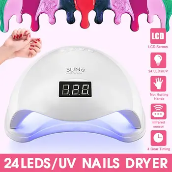 SUN5 Nail Dryer 48W LED UV Lamp Nail Dryer Fingernail Toenail Gel Manicure Machine Nail Art Salon Tool Automatic Sensing EU US
SUN5 Nail Dryer 48W LED UV Lamp Nail Dryer Fingernail Toenail Gel Manicure Machine Nail Art Salon Tool Automatic Sensing EU US