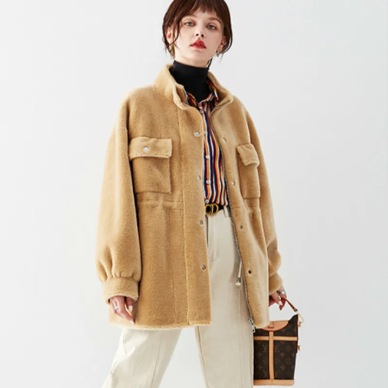 Real Fur Coat 100% Wool Jacket Autumn Winter Coat Women Clothes 2020 Korean Vintage Streetwear Women Tops Abrigo Mujer ZT3159
Real Fur Coat 100% Wool Jacket Autumn Winter Coat Women Clothes 2020 Korean Vintage Streetwear Women Tops Abrigo Mujer ZT3159