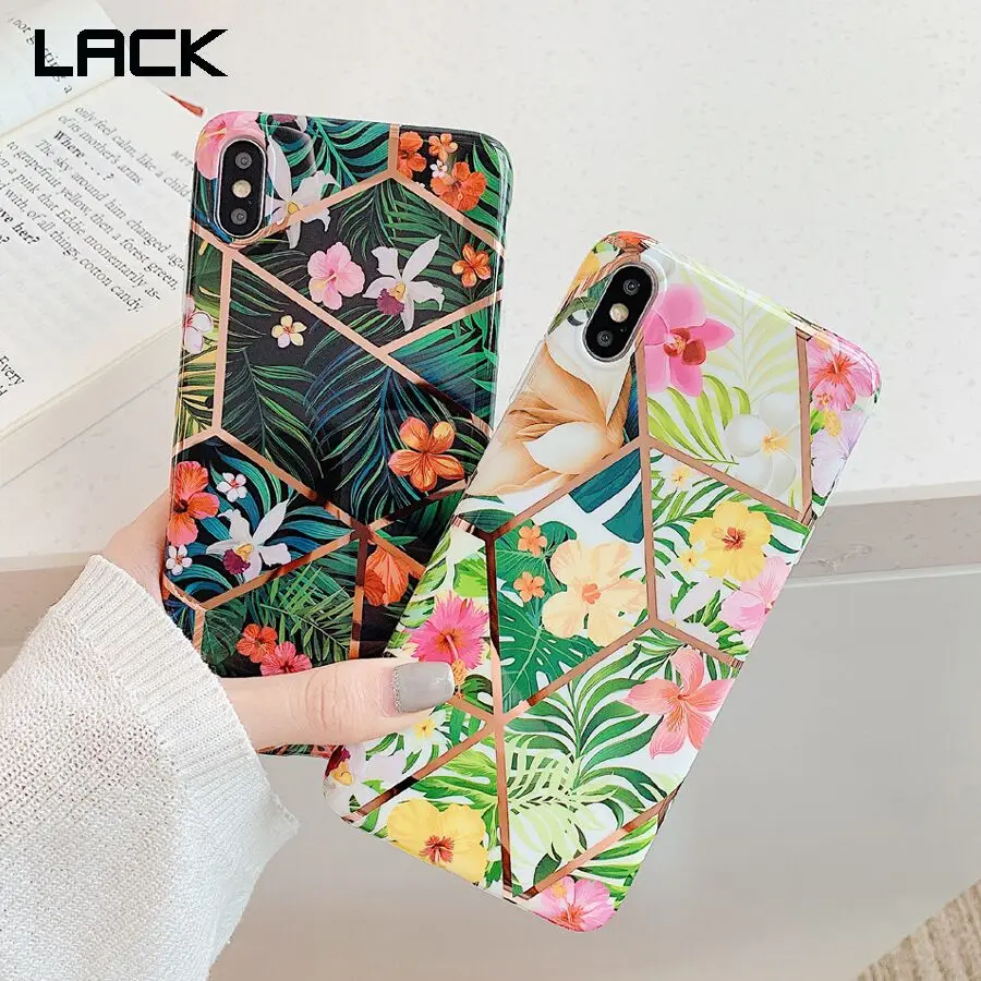 LACK Banana leaf Flowers Geometric Plating Phone Cases For iphone 11 11Pro Max X XS Max 6 6S 7 8 Plus Plant Leaves floral Cover
LACK Banana leaf Flowers Geometric Plating Phone Cases For iphone 11 11Pro Max X XS Max 6 6S 7 8 Plus Plant Leaves floral Cover