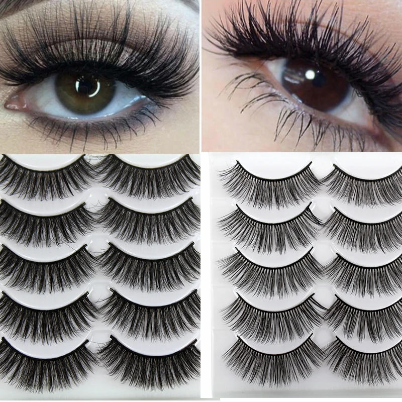 5 Pairs 3D Natural Artificial Mink False Lashes Soft fluffy Handmade Eyelash Extension Makeup Tools buy 10 boxes to send 1 box
5 Pairs 3D Natural Artificial Mink False Lashes Soft fluffy Handmade Eyelash Extension Makeup Tools buy 10 boxes to send 1 box