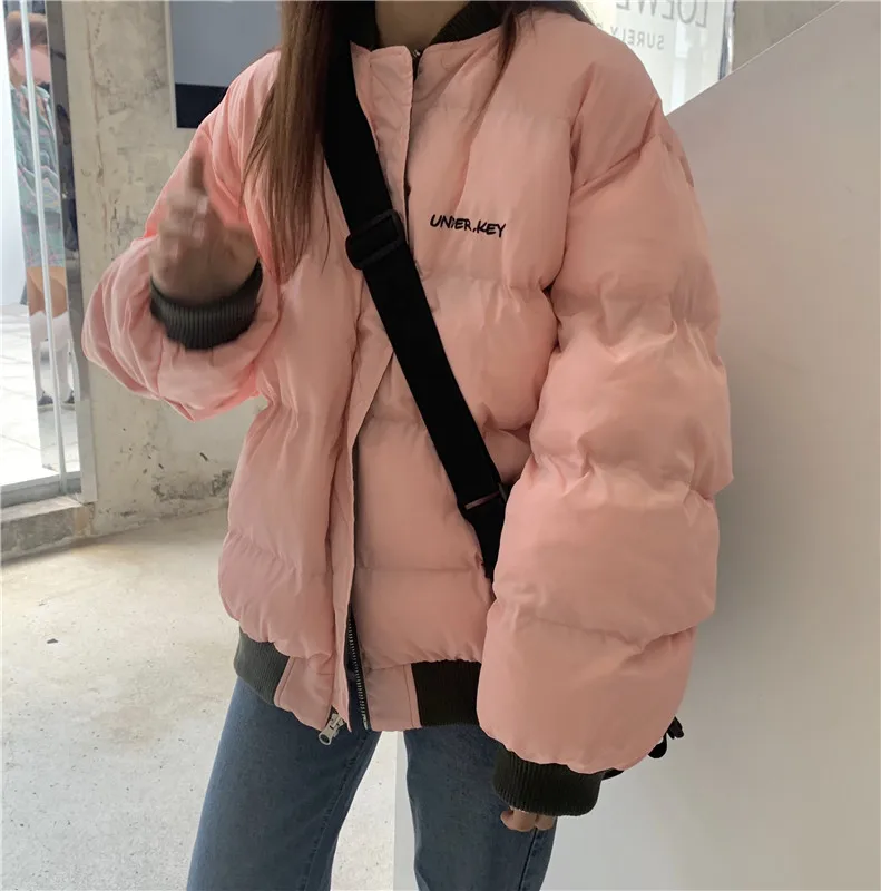 Women'S Winter Jacket 2020 Both Sides Wear Loose BF Style Baseball Uniforms To Keep Warm Winter Jacket Women
Women'S Winter Jacket 2020 Both Sides Wear Loose BF Style Baseball Uniforms To Keep Warm Winter Jacket Women
