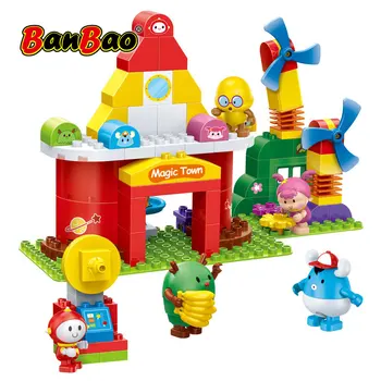 Banbao Magic Town Patches BQ house home model toy for children Big Size Building Blocks Larger Particles Bricks education Blocks
Banbao Magic Town Patches BQ house home model toy for children Big Size Building Blocks Larger Particles Bricks education Blocks
