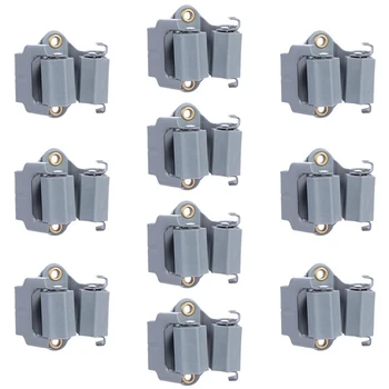 10Pcs Broom Hanger Mop and Broom Holder Broom Organizer Grip Clips Wall Mounted Garden Storage Rack with Screws Multifunctional
10Pcs Broom Hanger Mop and Broom Holder Broom Organizer Grip Clips Wall Mounted Garden Storage Rack with Screws Multifunctional