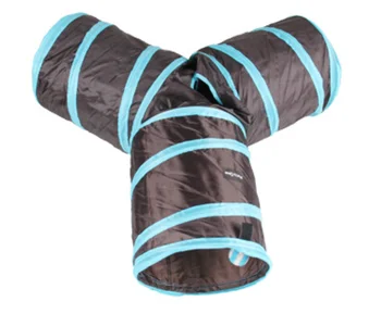 The Paper three-way tunnel can hold a folding cat tunnel, a toy drill bucket for Chi Yi cats
The Paper three-way tunnel can hold a folding cat tunnel, a toy drill bucket for Chi Yi cats