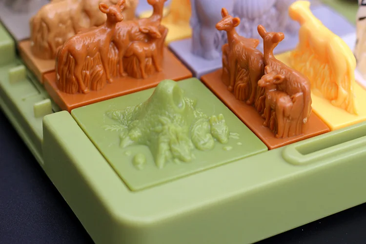 Xiaoguaidan Jungle Escape Rush Hour Level 50 Educational Reasoning Children Game Toy Space Reasoning Can