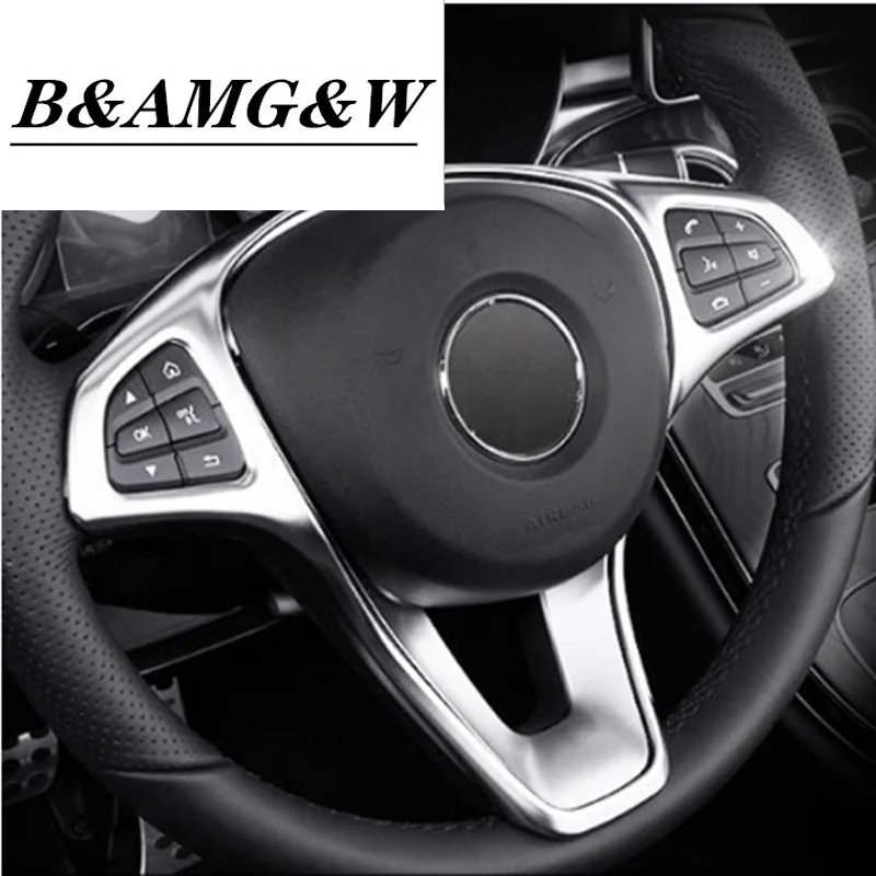 ABS Steering Wheel Button Frame Decoration Cover Trim Car Styling For Mercedes Benz C Class W205/E Class W213/GLC X253
ABS Steering Wheel Button Frame Decoration Cover Trim Car Styling For Mercedes Benz C Class W205/E Class W213/GLC X253