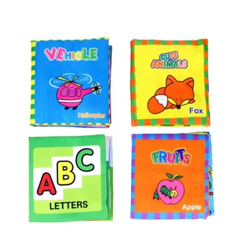 Infant Cloth Book Cartoon Animal Pattern Baby Soft Teethers Books Educational Learning Toys a
Infant Cloth Book Cartoon Animal Pattern Baby Soft Teethers Books Educational Learning Toys a