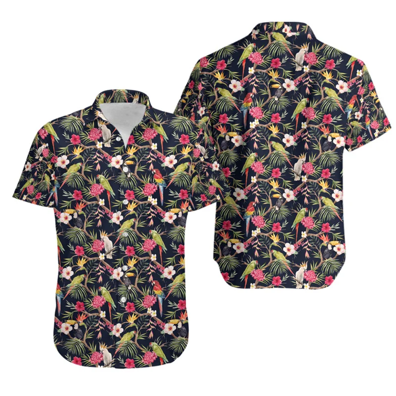 New fashion tropical parrot 3D full print men's Hawaiian shirt unisex Harajuku casual summer Hawaiian shirt
New fashion tropical parrot 3D full print men's Hawaiian shirt unisex Harajuku casual summer Hawaiian shirt