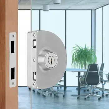 Stainless Steel Single Glass Door Lock with Keys Semicircle for Home Security Safety Door Lock
Stainless Steel Single Glass Door Lock with Keys Semicircle for Home Security Safety Door Lock