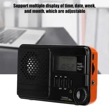 Portable fm radio Multifunctional MP3 Player USB/TF Input FM/MW 70-88MHz FM 87-108MHzRadio Receiver with Built-in Speaker New
Portable fm radio Multifunctional MP3 Player USB/TF Input FM/MW 70-88MHz FM 87-108MHzRadio Receiver with Built-in Speaker New