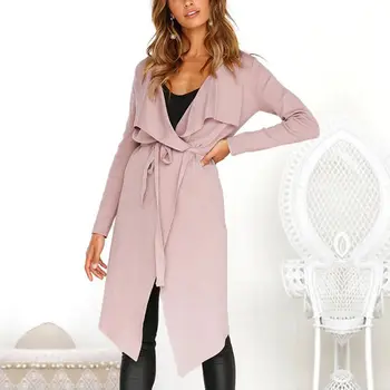 Elegant Slim Long Trench Coat Women Solid Long Sleeve Trench Coat Lace Up Elegant Temperament Charming And Generous Affordable
Elegant Slim Long Trench Coat Women Solid Long Sleeve Trench Coat Lace Up Elegant Temperament Charming And Generous Affordable
