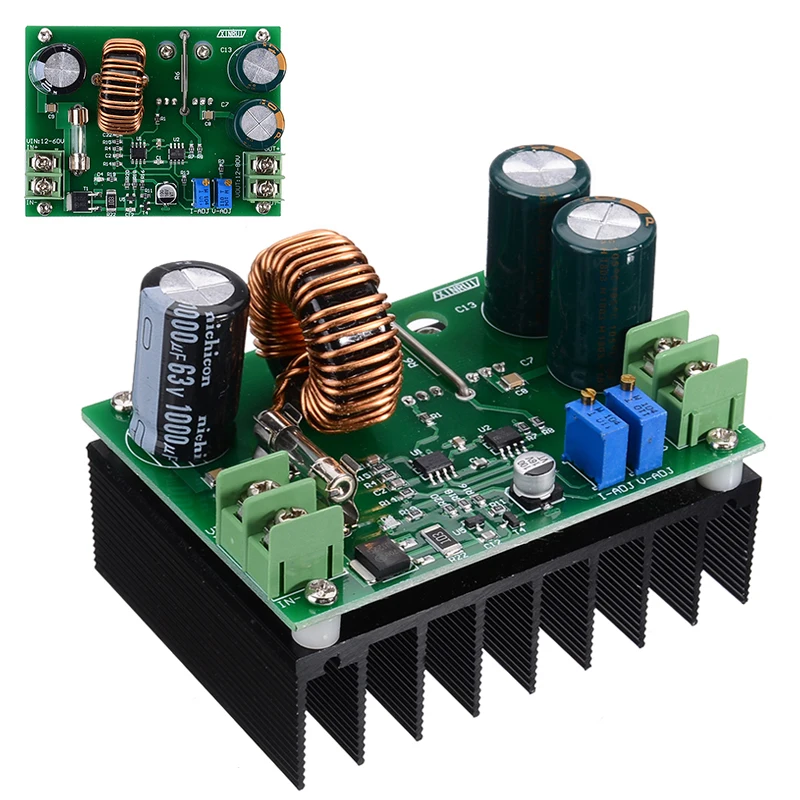 DC-DC Boost Converter Power Supply Module 15A 12V-60V to 10A 12V-80V Step Up Boost Voltage Regulator Module
DC-DC Boost Converter Power Supply Module 15A 12V-60V to 10A 12V-80V Step Up Boost Voltage Regulator Module