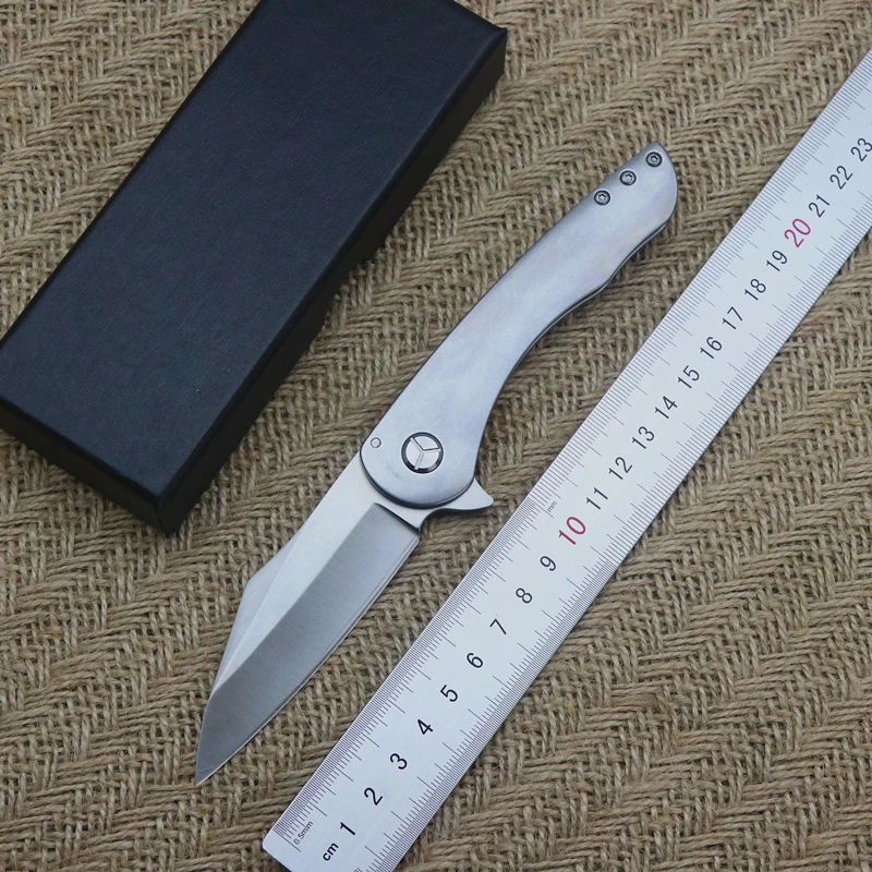 CR 6130 Flip Knife Ball Bearing 9CR18MOV Blade Steel Handle Outdoor Camping Multipurpose Portable Hunting EDC Tool
CR 6130 Flip Knife Ball Bearing 9CR18MOV Blade Steel Handle Outdoor Camping Multipurpose Portable Hunting EDC Tool