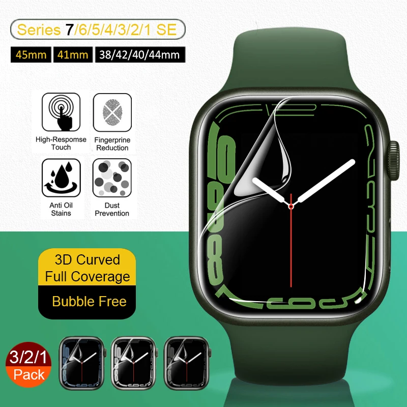 Защитная пленка для экрана iWatch 7 SE 4 5 6 40 мм 44 41 45 не стекло Apple Watch 3 2 1 38 42 | Наручные
