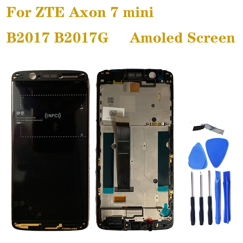 5.2 Original AMOLED screen For ZTE Axon 7 mini B2017 B2017G LCD display touch screen digitizer OLED Screen repair kit
5.2 Original AMOLED screen For ZTE Axon 7 mini B2017 B2017G LCD display touch screen digitizer OLED Screen repair kit