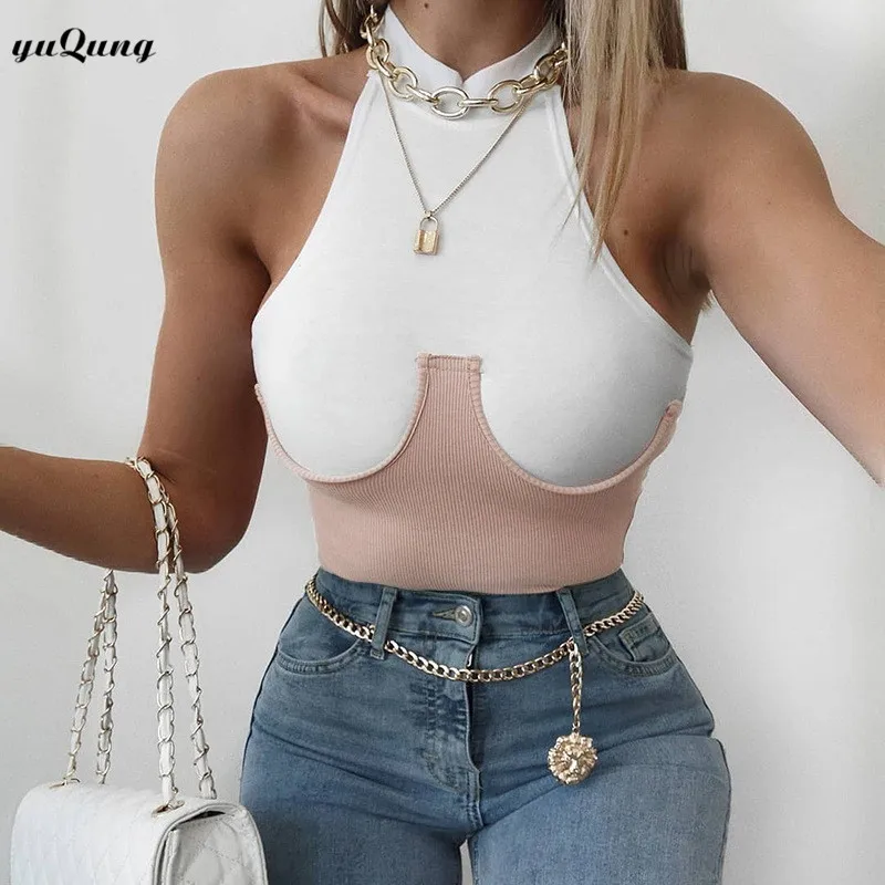 yuqung knitted patchwork Bodysuit Women Sleeveless Skinny Romper Ladies Bodycon Bandage Bodysuits One Piece Body top Autumn Wear 
yuqung knitted patchwork Bodysuit Women Sleeveless Skinny Romper Ladies Bodycon Bandage Bodysuits One Piece Body top Autumn Wear