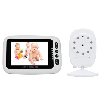 4.3 inch Wireless Baby Monitor Temperature Monitoring Baby Monitor with Camera 2 Way Video Talk Night Vision IR Music
4.3 inch Wireless Baby Monitor Temperature Monitoring Baby Monitor with Camera 2 Way Video Talk Night Vision IR Music