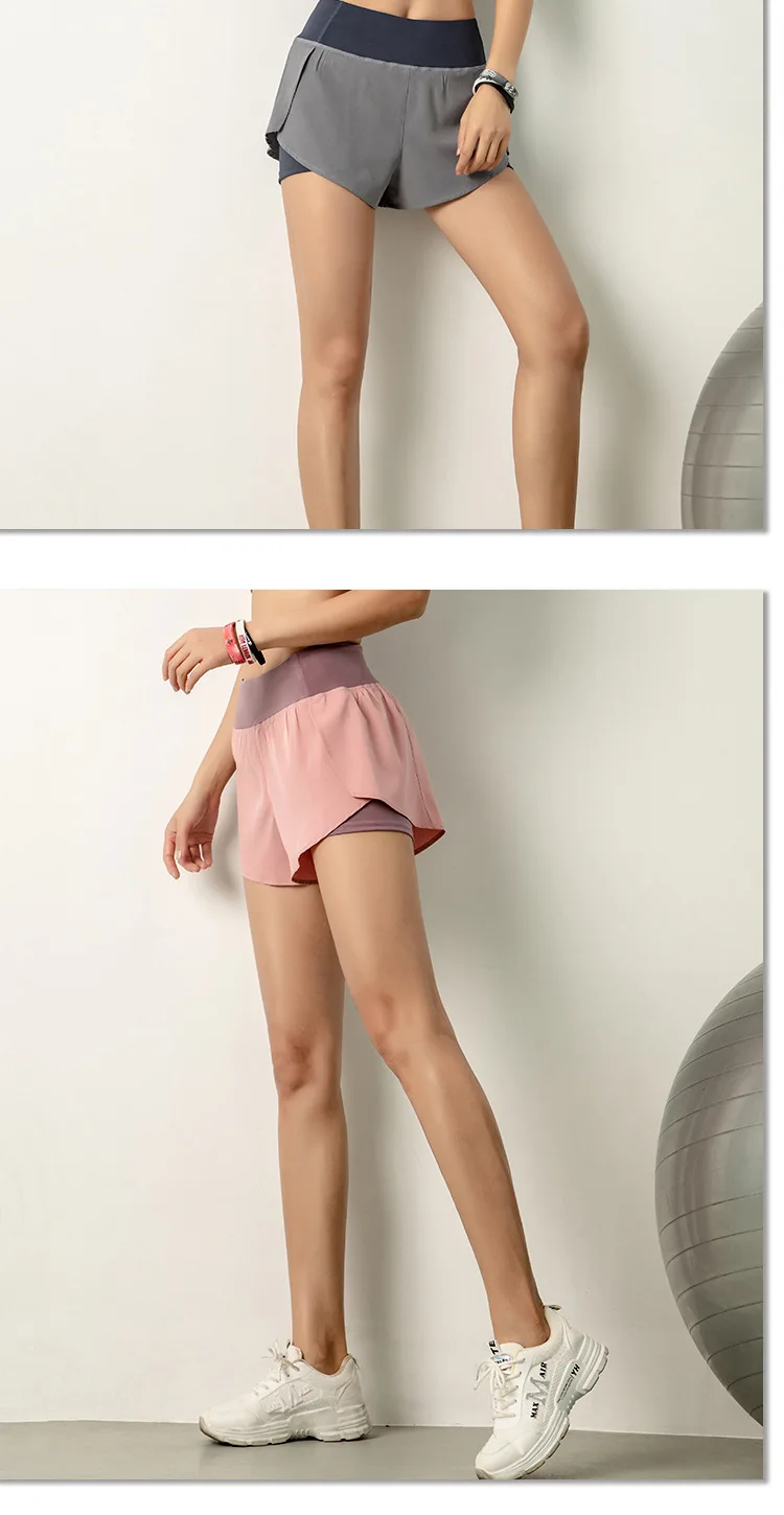 Clothing - Womens Shorts Summer Casual High Waist  Anti-glare  Quick Dry Breathable Shorts