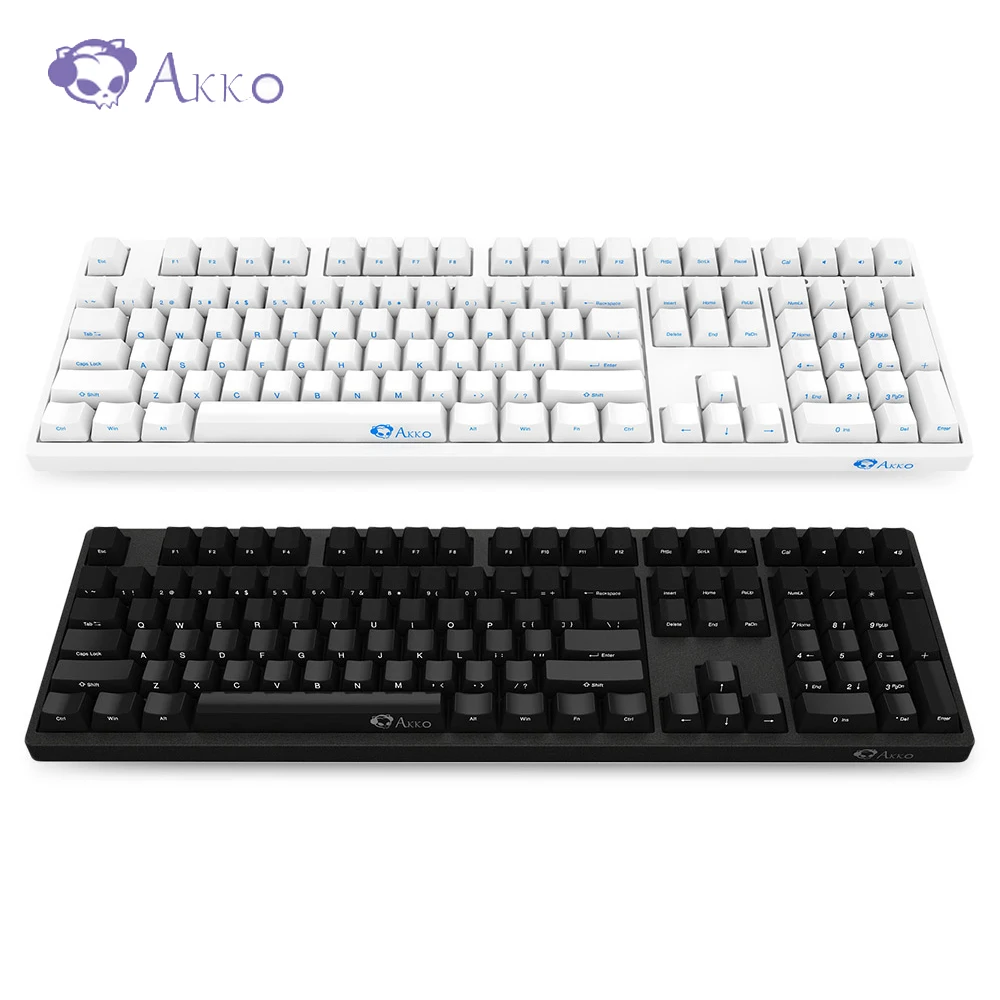 AKKO 3108 механическая клавиатура 108 клавиш с вишневой осью PBT 85% боковой гравировкой