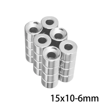 5~50PCS 15x10-6 mm Neodymium Magnet 15x10 mm Hole 6mm Round Strong Countersunk Permanent Magnets 15*10-6 Powerful Magnet 15*10
5~50PCS 15x10-6 mm Neodymium Magnet 15x10 mm Hole 6mm Round Strong Countersunk Permanent Magnets 15*10-6 Powerful Magnet 15*10