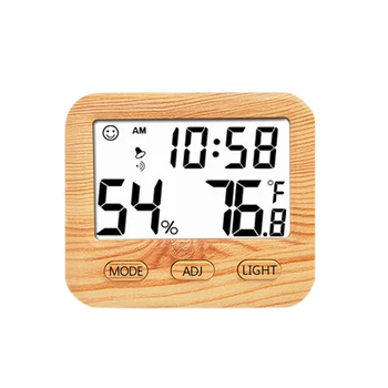 Digital Wireless Thermometer with Hygrometer Temperature Gauge Calendar Alarm Indoor Multifunctional Lcd Display and Backlight
Digital Wireless Thermometer with Hygrometer Temperature Gauge Calendar Alarm Indoor Multifunctional Lcd Display and Backlight