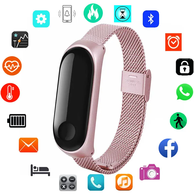 Luxury Smart Watch Women Men For Android IOS Smartwatch Fitness Tracker Electronics Smart Clock Wach Stainless Steel Smart-watch
Luxury Smart Watch Women Men For Android IOS Smartwatch Fitness Tracker Electronics Smart Clock Wach Stainless Steel Smart-watch