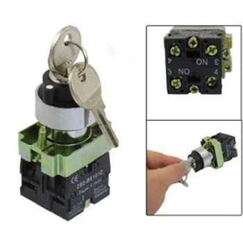 New 22mm Locking 2 NO Three 3-Position Keylock Selector Select Switch ZB2-BE101C
New 22mm Locking 2 NO Three 3-Position Keylock Selector Select Switch ZB2-BE101C