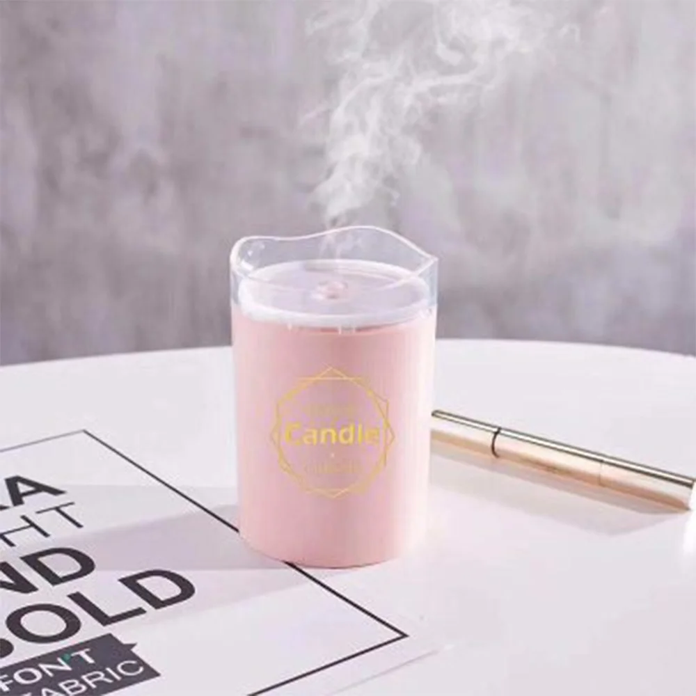 Ultrasonic Air Humidifier Candle Car Purifier Romantic Soft Light USB Essential Oil Diffuser 300ML Aroma Anion Mist Maker
Ultrasonic Air Humidifier Candle Car Purifier Romantic Soft Light USB Essential Oil Diffuser 300ML Aroma Anion Mist Maker