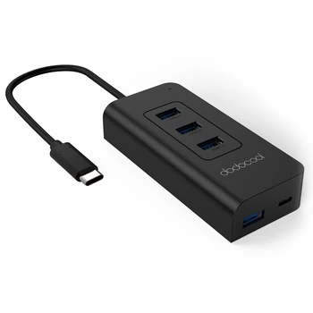 dodocool USB-C to SuperSpeed 4-Port USB 3.0 Hub with USB Type-C Input Charging Port Power Delivery for Laptop MacBook
dodocool USB-C to SuperSpeed 4-Port USB 3.0 Hub with USB Type-C Input Charging Port Power Delivery for Laptop MacBook