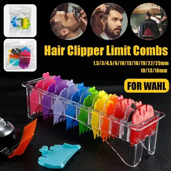 3/10Pcs Hair Clipper 1.5/3/4.5/6/10/13/16/19/22/25mm Limit Combs Cutting Attachment Guide Set Replacement Tools For WAHL
3/10Pcs Hair Clipper 1.5/3/4.5/6/10/13/16/19/22/25mm Limit Combs Cutting Attachment Guide Set Replacement Tools For WAHL
