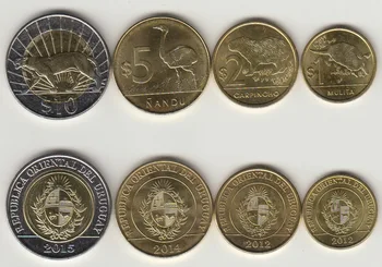 Uruguay 4 Coins Set Brand New 100% Authentic Original Coin Collectibles UNC 
Uruguay 4 Coins Set Brand New 100% Authentic Original Coin Collectibles UNC