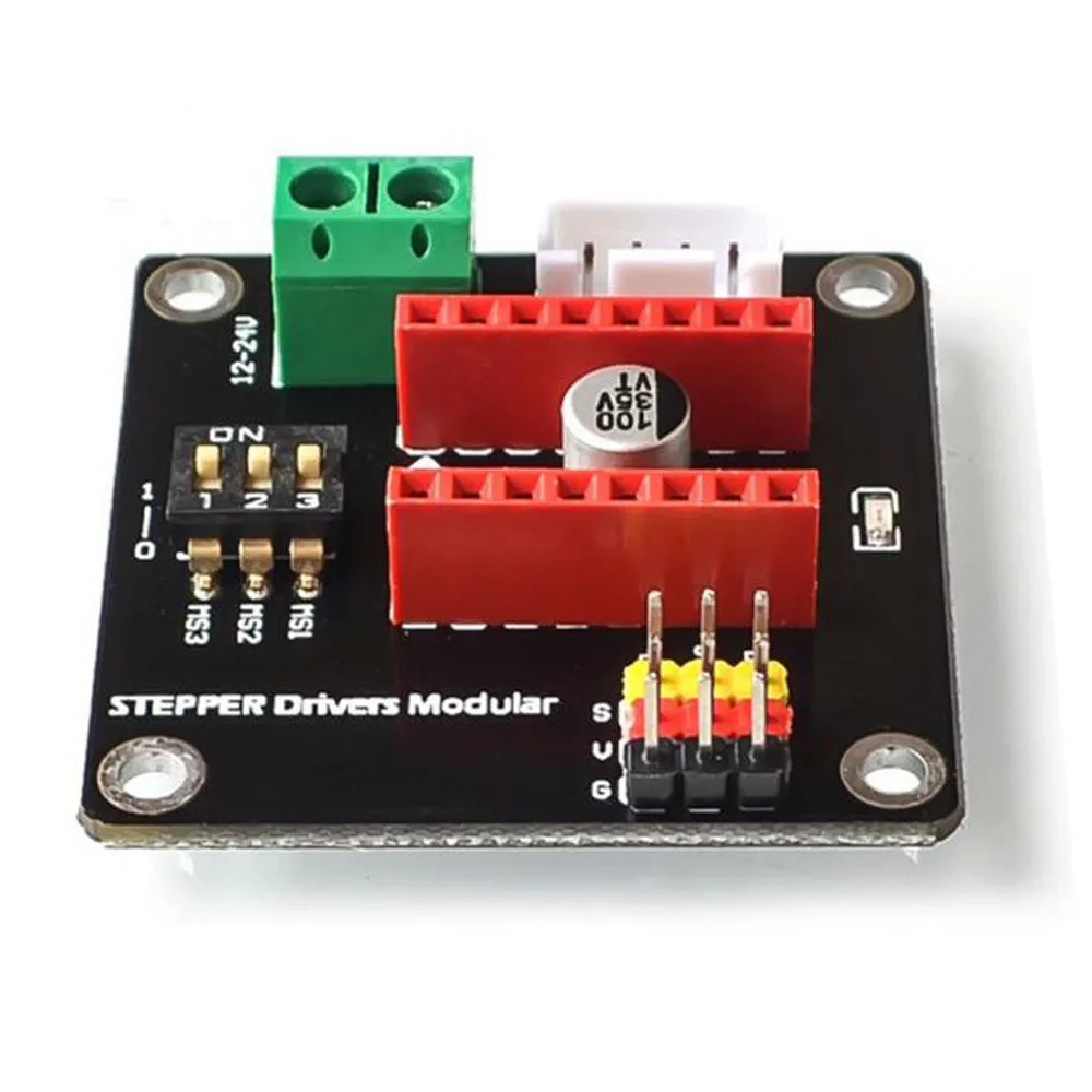 42 Stepper Motor Driver Expansion Board DRV8825 A4988 3D Printer Control Shield Module For Arduino UNO R3 Ramps1.4 DIY Kit
42 Stepper Motor Driver Expansion Board DRV8825 A4988 3D Printer Control Shield Module For Arduino UNO R3 Ramps1.4 DIY Kit