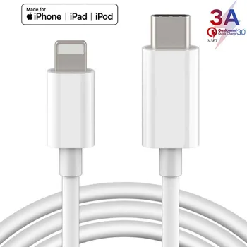 USB C To Lightning Cable 3.3FT Power Delivery Fast Charging And Hi-Speed Syncing, Compatible For IPhone11 Pro Max
USB C To Lightning Cable 3.3FT Power Delivery Fast Charging And Hi-Speed Syncing, Compatible For IPhone11 Pro Max