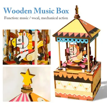 3D Wooden Puzzle Music Boxes Geometric Music Baby Room Decoration Gifts Unisex Wooden Christmas Horse Carousel Box Home Decor 4
3D Wooden Puzzle Music Boxes Geometric Music Baby Room Decoration Gifts Unisex Wooden Christmas Horse Carousel Box Home Decor 4
