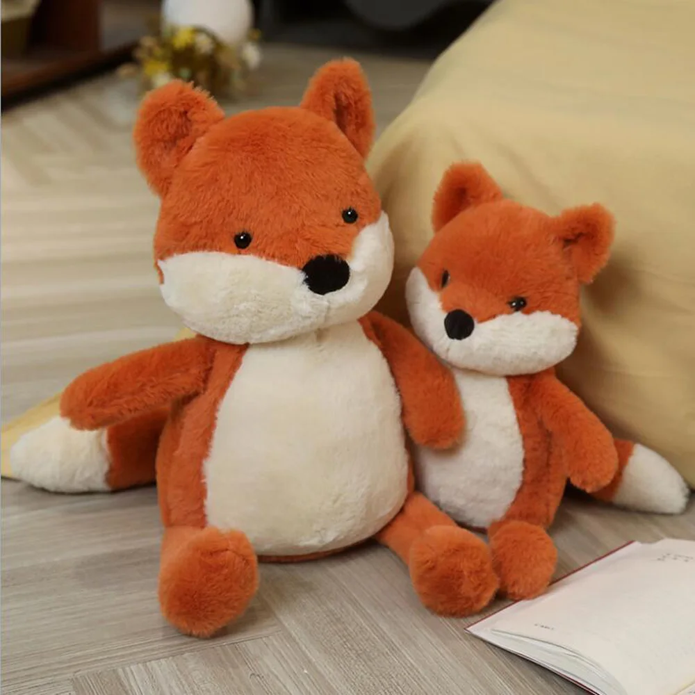 

Creative New Forest Cute Pet Red Fox Children Stuffed Plush Toy Birthday Valentine's Day Gift