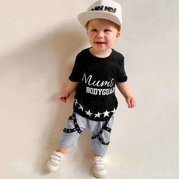 Baby Boys Clothes 2020 Hip Hop Short Sleeve Summer Toddler Infant Cool Letter Print Tops T-shirt Pants Outfits 2Pcs Boys Clothes
Baby Boys Clothes 2020 Hip Hop Short Sleeve Summer Toddler Infant Cool Letter Print Tops T-shirt Pants Outfits 2Pcs Boys Clothes