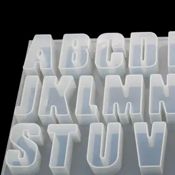 DIY Crystal Glue Mold Capital Letter Mould Mirror Handmade Pendant Creative Jewelry Making Molds 
DIY Crystal Glue Mold Capital Letter Mould Mirror Handmade Pendant Creative Jewelry Making Molds