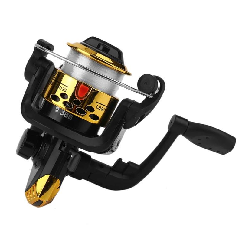 Yumoshi Yellow Jl200 Electroplating Fishing Reel Gear Ratio 5.1: 1 Spinning Reel With Fishing Line Hot New Style
Yumoshi Yellow Jl200 Electroplating Fishing Reel Gear Ratio 5.1: 1 Spinning Reel With Fishing Line Hot New Style